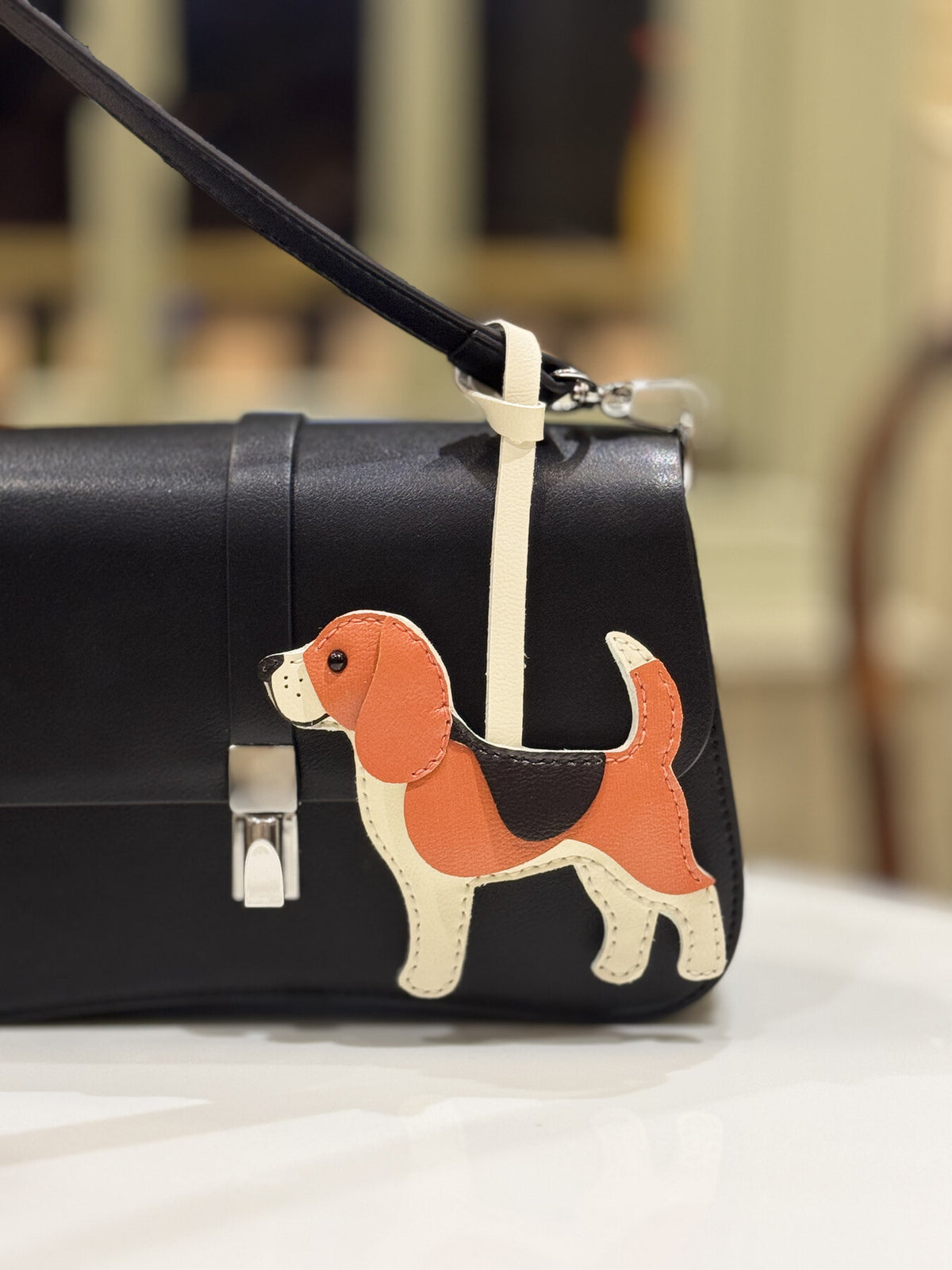 design:beagle | Beagle leather charm view 2