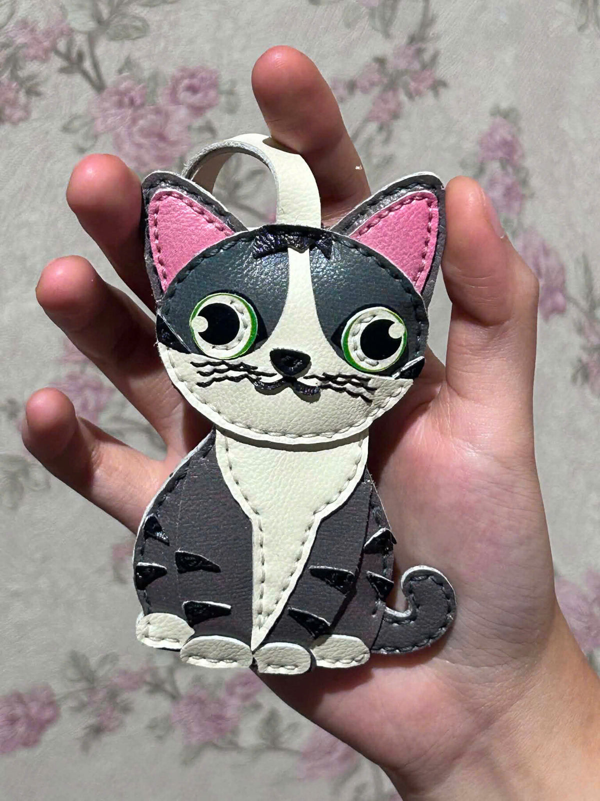 Custom Pet Photo leather charm view 28