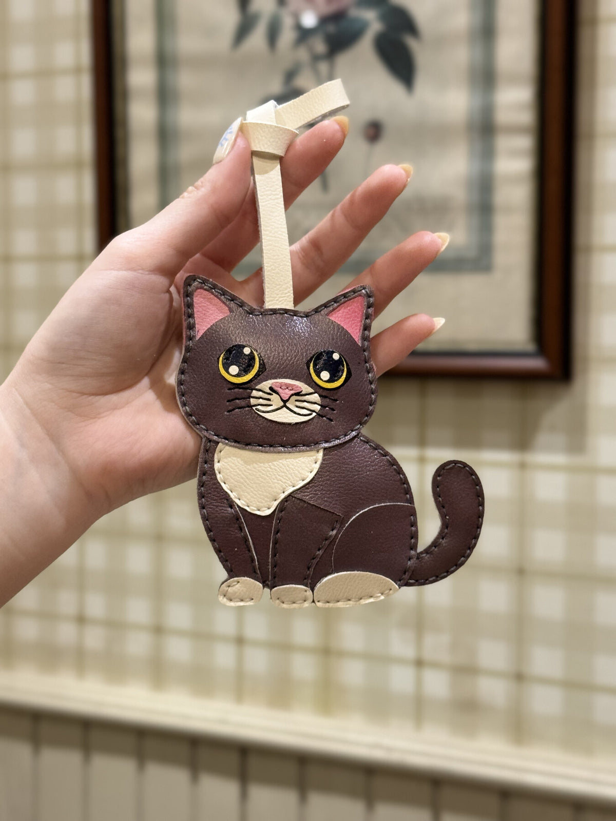 British Shorthair leather charm view 2